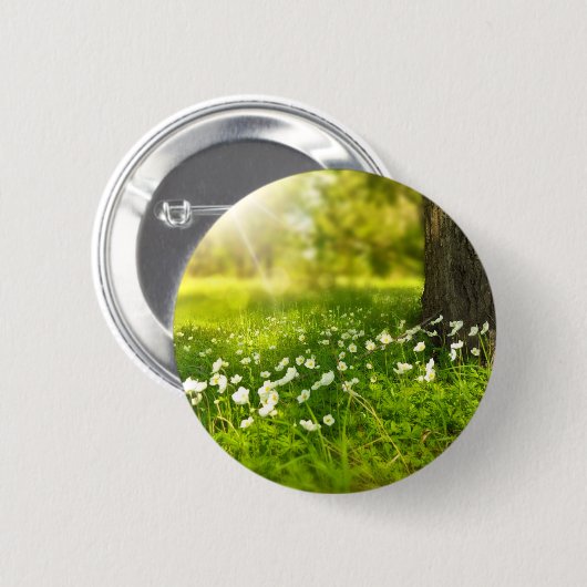 De Joys of Spring Ronde Button 5,7 Cm (Voorkant /achterkant)