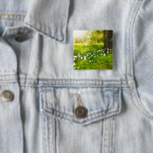 De Joys of Spring Vierkante Button 5,1 Cm (In situ)