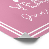 De Jubileum van de geboorte Pensionering verandert Poster (Hoek)