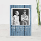 De Jubileum voor het neerzetten van de stoel Bedankkaart (Voorkant)