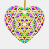 De Judaical vitrail. Keramisch Ornament (Voorkant)