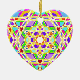 De Judaical vitrail. Keramisch Ornament