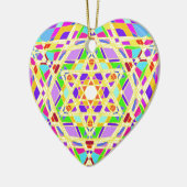 De Judaical vitrail. Keramisch Ornament (Links)