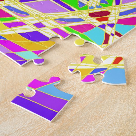 De Judaical vitrail. Legpuzzel (Zijkant)