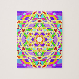 De Judaical vitrail. Legpuzzel