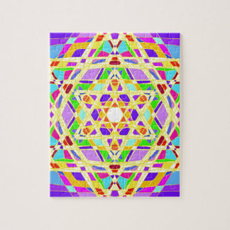 De Judaical vitrail. Legpuzzel