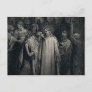 De Judas Kiss van Gustave Dore Briefkaart