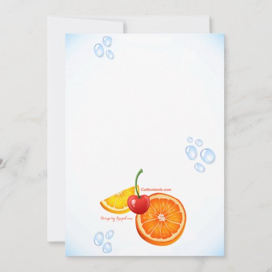 De Juice Bar uitnodiging (Achterkant)