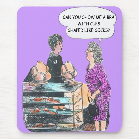 De juiste Bra Mousepad vinden Muismat (Voorkant)