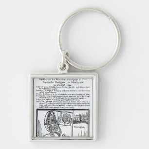 De juiste en precieze verhouding van de wijze waar sleutelhanger