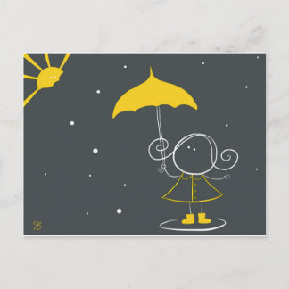 De juiste houding briefkaart