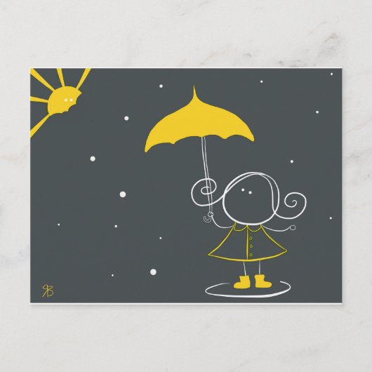 De juiste houding briefkaart (Voorkant)