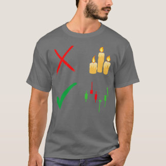 De juiste kaarsen t-shirt