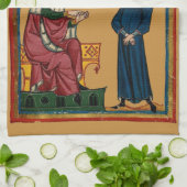 De juiste manier om afwas te doen theedoek (Gevouwen)