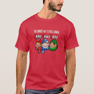 De juiste manier om Canada Humor T-Shirt 2 te draa