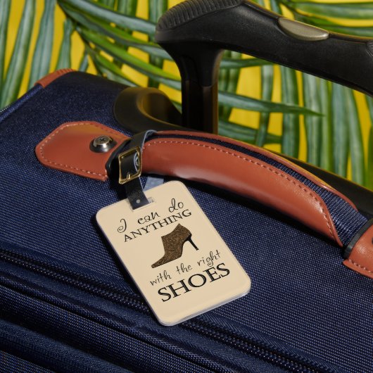 De juiste schoenen bagagelabel (Voorkant Insitu 1)