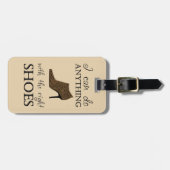 De juiste schoenen bagagelabel (Voorkant horizontaal)