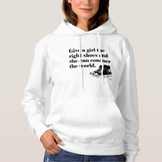 De juiste schoenen hoodie