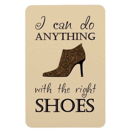 De juiste schoenen magneet (Verticaal)
