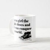 De juiste schoenen mok (Voorkant links)