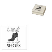 De juiste schoenen rubberstempel (Gestempeld)