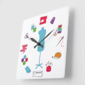 De juiste tijd naaien vierkante klok (Hoek)