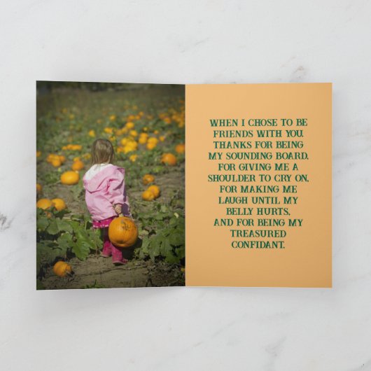 DE JUISTE VRIENDSCHAP KAART (Binnen)