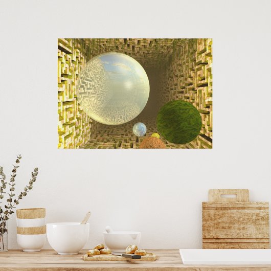 De juiste weg? poster (Keuken)