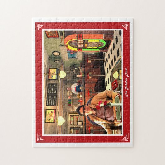 De Jukebox Diner Legpuzzel (Verticaal)