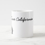 De jumbo-mok 'Love California' Grote Koffiekop (Voorkant)