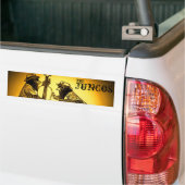 de juncos-1 sepia, de juncos, bumpersticker (Op Truck)