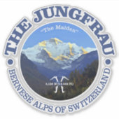 De Jungfrau Sticker (Voorkant)