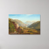De Juniata rivier, Pennsylvania, door Thomas Moran Canvas Afdruk (Voorkant)