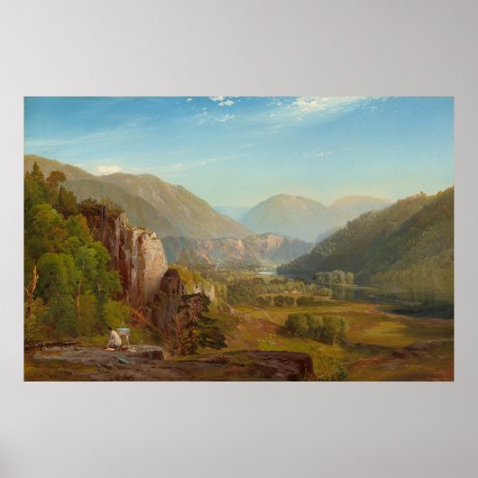 De Juniata rivier, Pennsylvania, door Thomas Moran Poster (Voorkant)