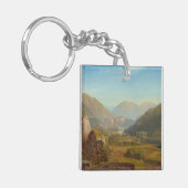De Juniata rivier, Pennsylvania, door Thomas Moran Sleutelhanger (Voorkant Links)