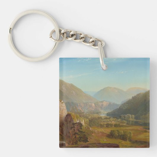 De Juniata rivier, Pennsylvania, door Thomas Moran Sleutelhanger (Voorkant)