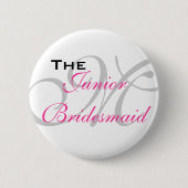 De Junior Bridesmaid Button (Voorkant)