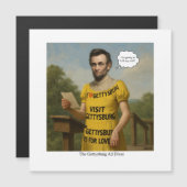 De jurk van Gettysburg Magnetische Uitnodiging (Voorkant / Achterkant)