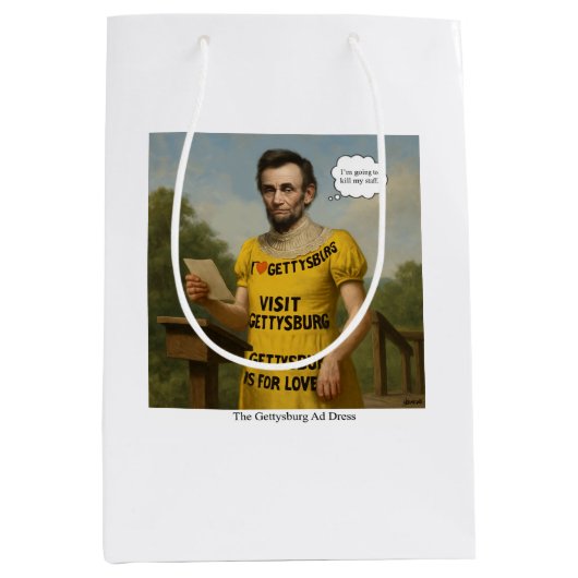 De jurk van Gettysburg Medium Cadeauzakje (Voorkant)