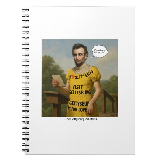 De jurk van Gettysburg Notitieboek (Voorkant)