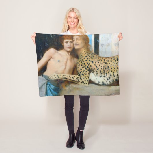 De jurken, Fernand Khnopff Fleece Deken (In situ)