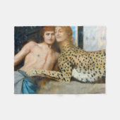 De jurken, Fernand Khnopff Fleece Deken (Voorkant (Horizontaal))