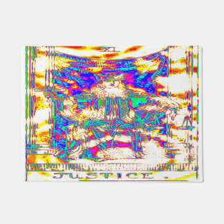 De Justice Tarot Card Deurmat