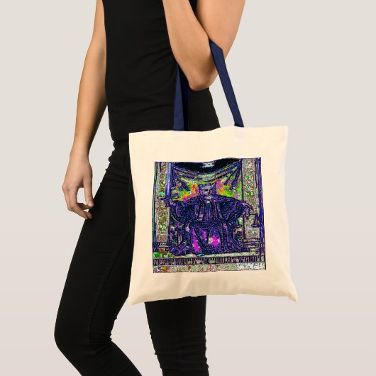 De Justice Tarot Card Tote Bag (Voorkant (product))