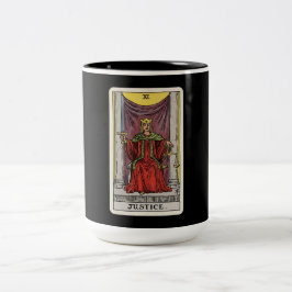 De Justice Tarot Tweekleurige Koffiemok