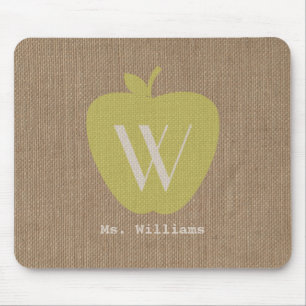 De jute Geïnspireerde Leraar Mousepad van het Muismat