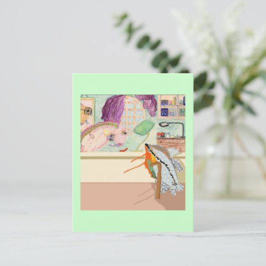 De juwelier briefkaart (Staand voorkant)