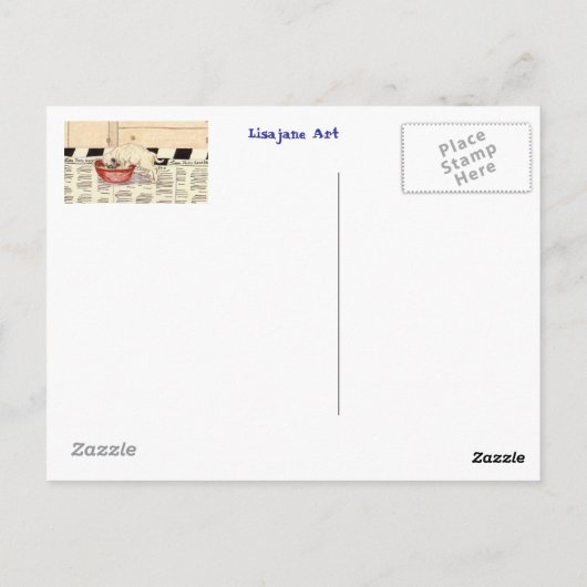 De juwelier briefkaart (Achterkant)