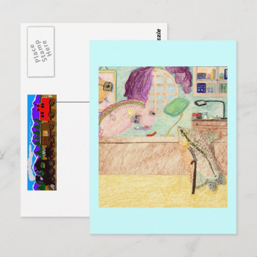 De juwelier briefkaart (Voorkant / Achterkant)