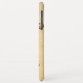 DE KAAP LEEUW LIGGEND, Sepia, Zwart Monogram Case-Mate iPhone Case (Achterkant/links)
